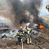 В Ставропольском крае трое работников получили ожоги при пожаре на мусорном полигоне