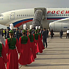 Путин прибыл в Киргизию для участия в саммите ШОС
