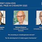 Нобелевская премия по химии 2025 года присуждена авторам металлорганических каркасов