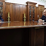 Путин отметил устойчивость Сбербанка на встрече с Германом Грефом