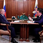 Воробьев рассказал Путину о выплатах пострадавшим от атак БПЛА и мерах поддержки участников СВО