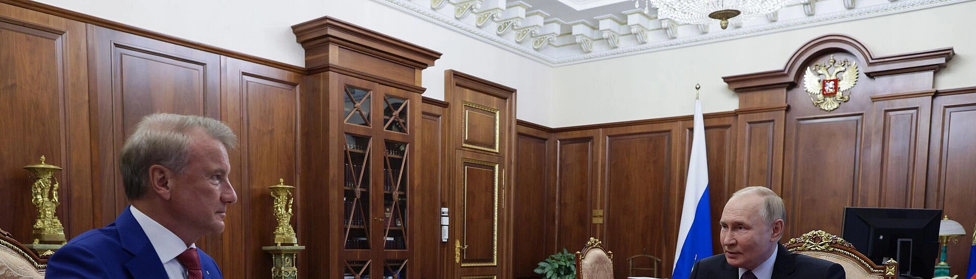 Путин принял Грефа в Кремле