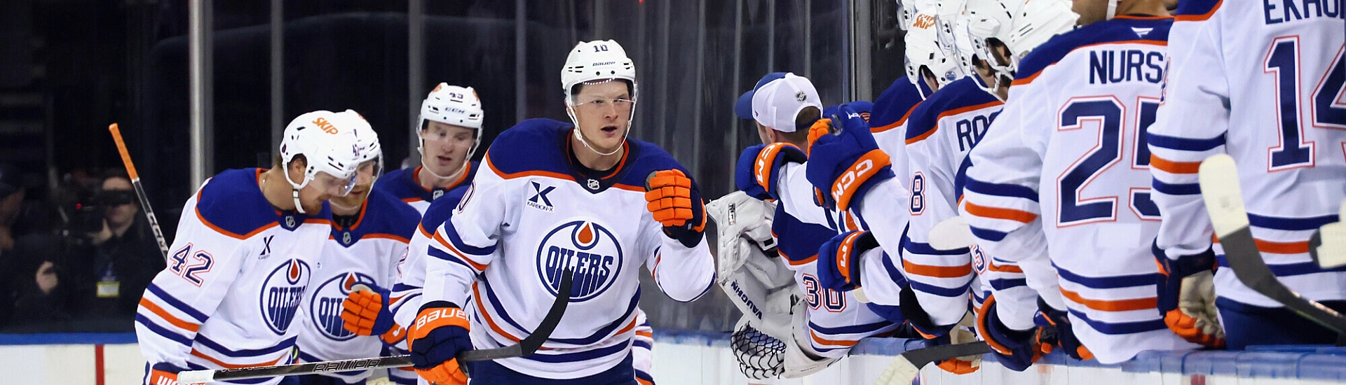 «Эдмонтон» одержал победу над «Монреалем» в зрелищном матче НХЛ - решающую шайбу забросил Подколзин