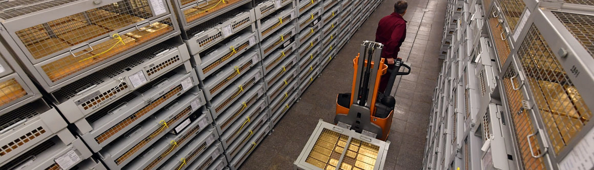 Банк России зафиксировал рекордную цену золота за грамм с 1997 года