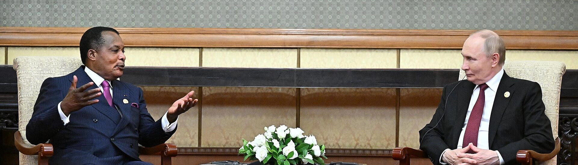 Путин и Сассу-Нгессо обсудили расширение сотрудничества России и Конго