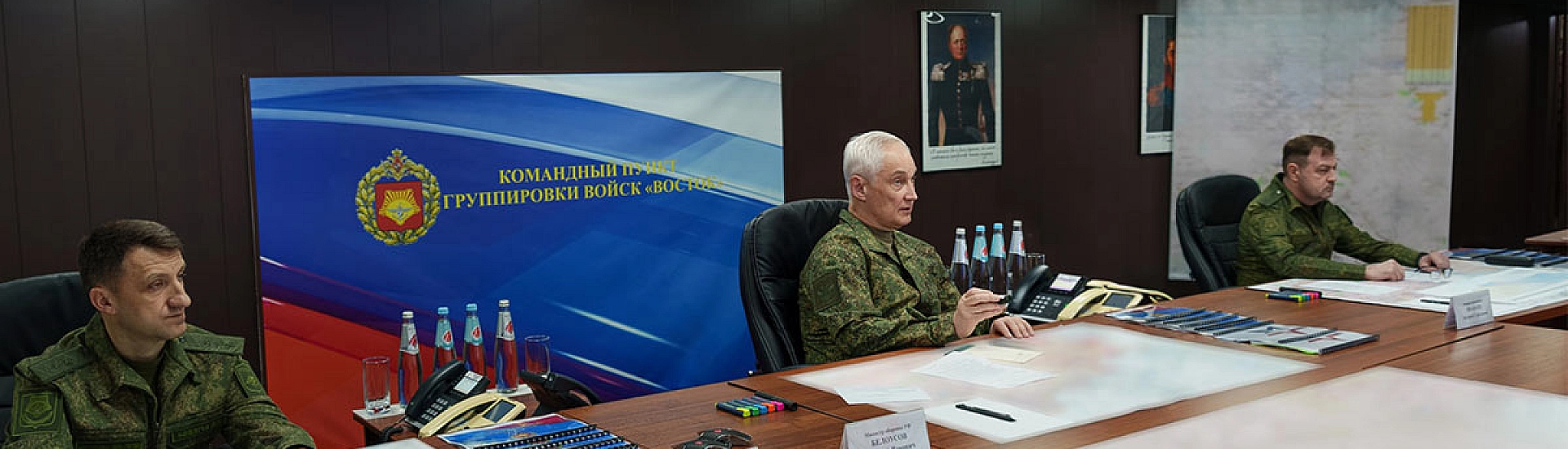 Белоусов проверил работу группировки войск «Запад»