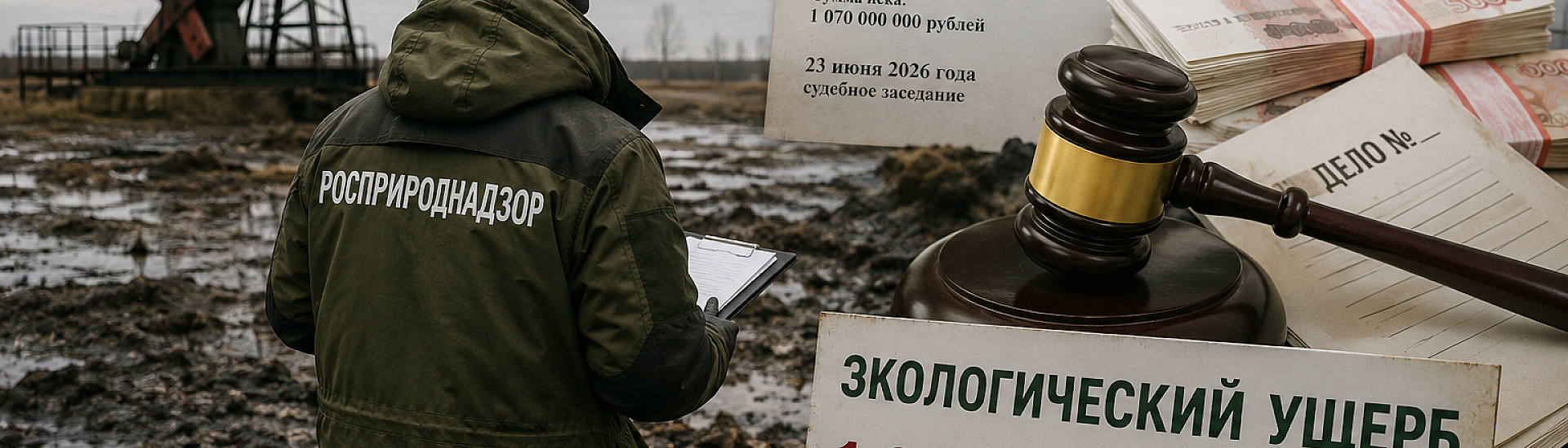 Росприроднадзор потребовал взыскать с «Каюм Нефти» более 1 млрд рублей за экологический ущерб