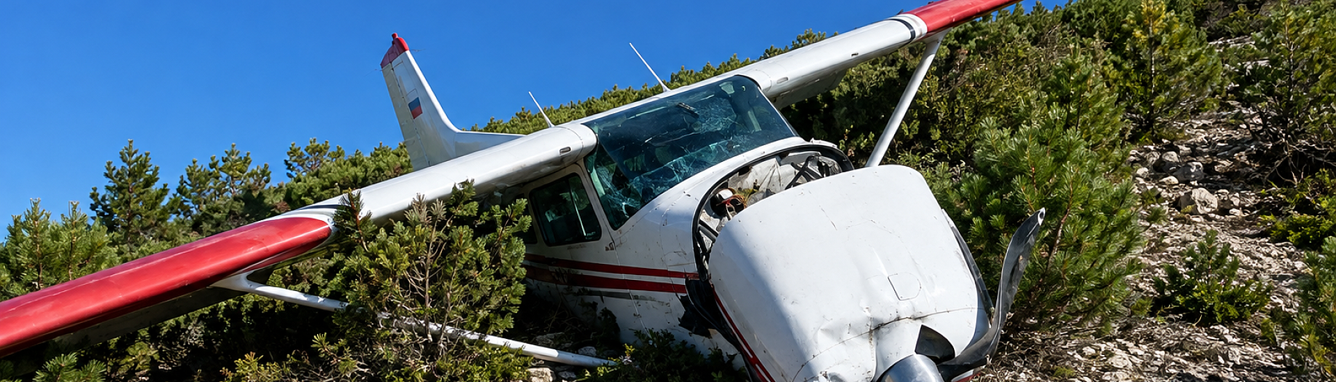 Пропажу самолета Cessna 182 в Иркутской области классифицировали как аварию