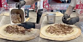 Пицца с мясом игуаны вызвала бурную реакцию в соцсетях