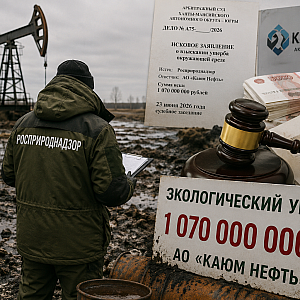 Росприроднадзор потребовал взыскать с «Каюм Нефти» более 1 млрд рублей за экологический ущерб