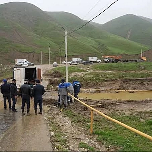 В Дербенте 7 тысяч абонентов остались без газа после повреждения газопровода автомобилем