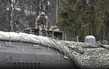 Минобороны показало ракетный комплекс «Орешник», заступивший на боевое дежурство в Белоруссии