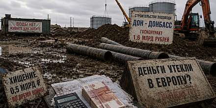 Вода для Донбасса: деньги со стройки могли выводить в Европу?