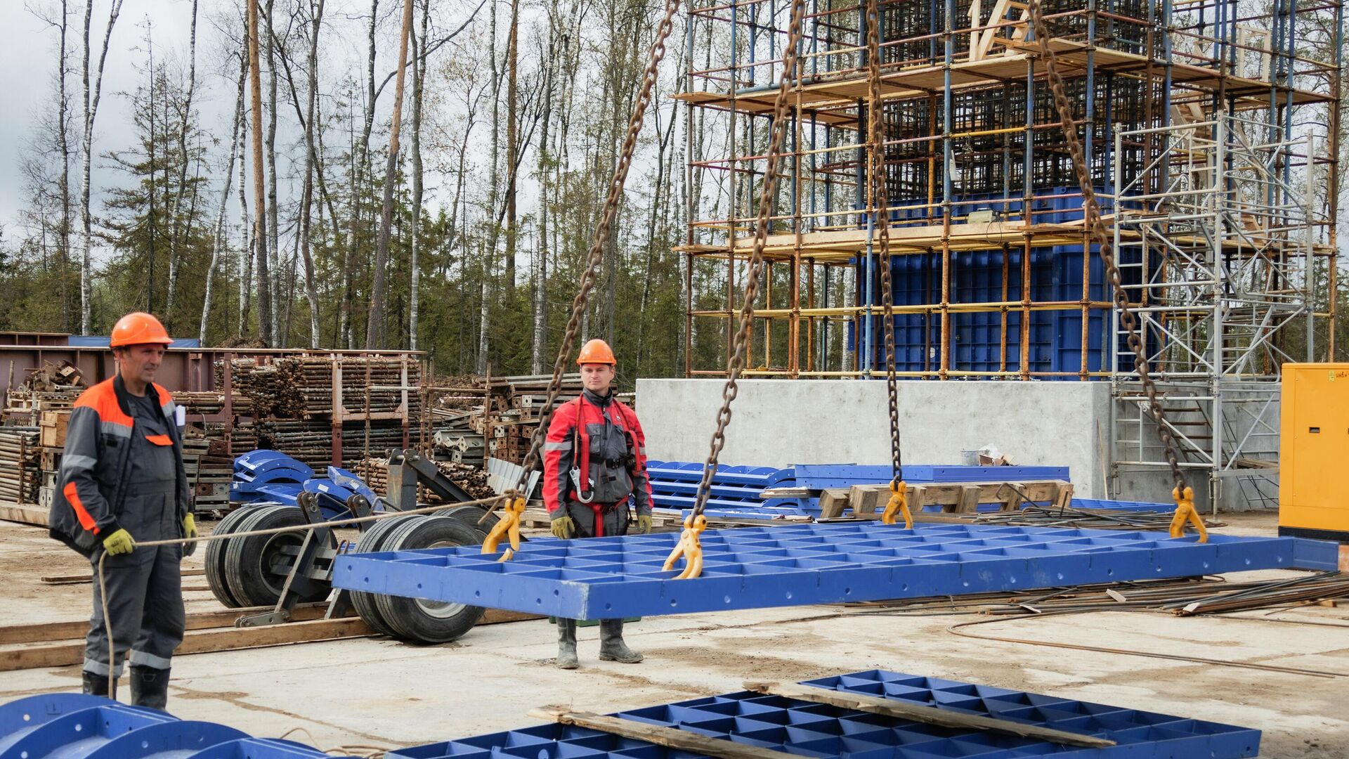 На полигоне под Петербургом завершили монтаж рельсовых плит для ВСМ